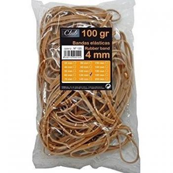 Bismark 152084 - Bolsa con gomas elásticas de 12 cm, 100 gr