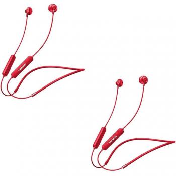Auriculares Inalámbricos Originales Lenovo SH1, Bluetooth 5.0, IPX5 Resistentes al Agua, Magnéticos con Banda para el Cuello, Deportivos
