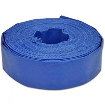 vidaXL Manguera Plana de Agua 25 m 50 mm Poliester PVC Azul Goma de Incendios