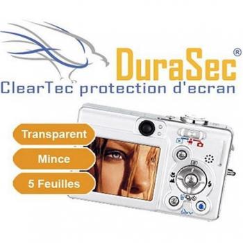 5 x DuraSec ClearTec protector para Casio EXILIM Card EX-S600