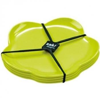Zak ! Designs Sweety 0204-4550 - Juego de Platos de Postre