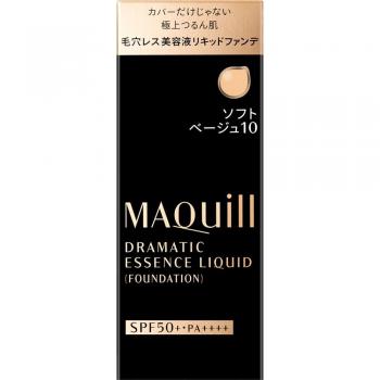 Shiseido Maquillage Dramatic Essence Liquid Foundation SPF 50+ PA++++ - Soft Beige 10 (Liquid Foundation)