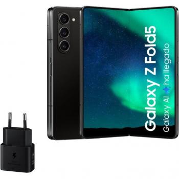 Smartphone Samsung Galaxy Z Fold5 12GB RAM 256GB Negro con Cargador de Pared 25W