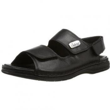 Rieker 25550, Sandalias Punta Cerrada Hombre, Negro-Schwarz
