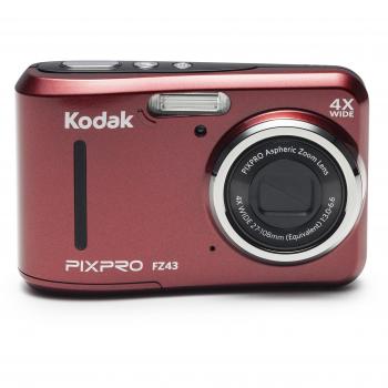 Kodak PIXPRO Friendly Zoom FZ43 16MP Digital Camera with 4X Optical Zoom and 2.7 LCD Screen (Red)