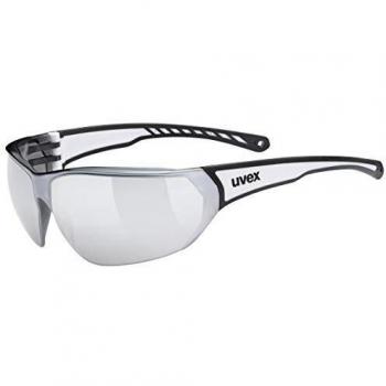 Gafas de sol Uvex Sportstyle 204 - Negro y blanco con diseño deportivo