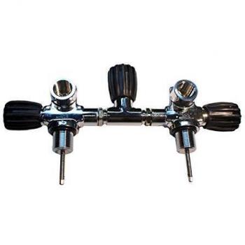 Grifo bi-Botella 300 Bar con Manifold, M25