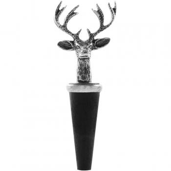 English Pewter Company BOT201 - Tapn para Botellas, diseo de Ciervo