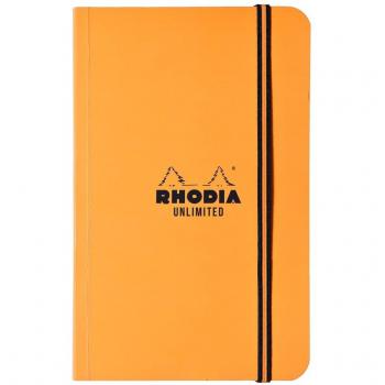 Cuaderno Unlimited - Rhodia 118058C - Cuaderno de notas con cuadrícula y márgenes en blanco, tamaño 9x14 cm