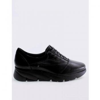 Zapatos Fluchos F1357 Mocasines de Mujer Piel Color Negro Talla 38