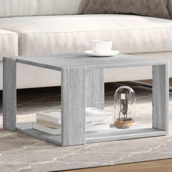 Mesa de centro Sonoma 51.5x51.5x30 cm Madera Multilayer Gris