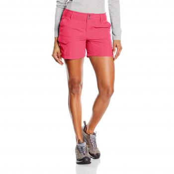 Columbia Women 's Silver Ridge Pantalones Cortos, mujer, Silver Ridge, Bright Geranium