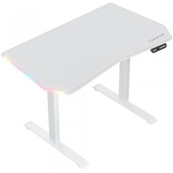 Mesa de Escritorio Regulable en Altura Forgeon Battleground 120x70cm RGB Blanca