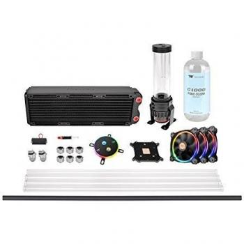 Thermaltake Pacific M360 D5 - Watercooling Kit/Sistema de refrigeración líquida, Color Negro