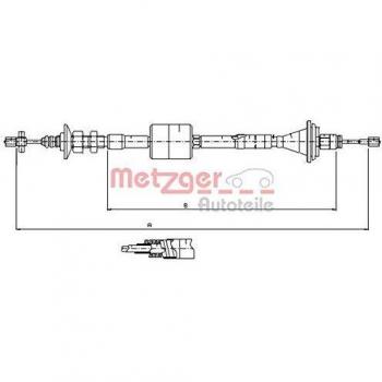Cable de embrague Metzger 11.2912 para Renault Espace