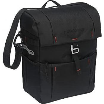 Bolsa de bicicleta New Looxs Vigo Enkel - Negra, 18,5L, desmontable