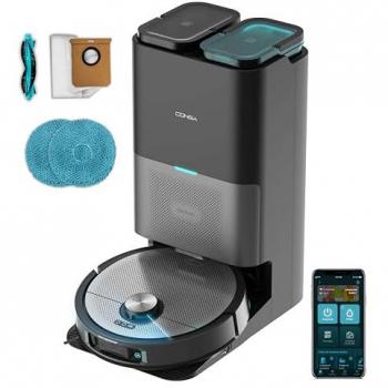 Aspirador Robot CECOTEC Conga 20090 ProAI InfinitySoap - 8000Pa, Tecnología Láser, Detección de Objetos, Base Autovaciado y Dosificador de Jabón