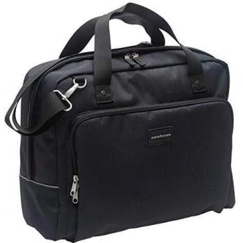 Bolsa de bicicleta New Looxs Postino Nova, impermeable, 18L, con enganche para portaequipajes y diseño negro