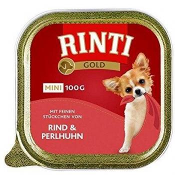 Rinti Gold Mini Carne de Res y Perdiz 100g