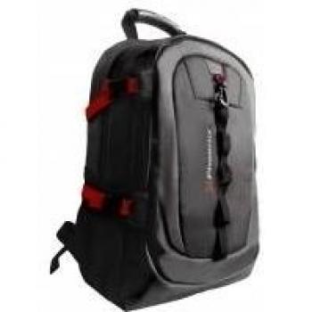 MOCHILA PORTATIL PHOENIX PHCLIMBER HASTA 15.6 / ULTRABOOK / NETBOOK / TABLET / DEPORTIVA/ NYLON / ACOLCHADO/ CON BOLSILLO INTERIOR REFORZADO / NEGRO