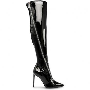 Steve Madden Vindicate Women's Black Patent Boots