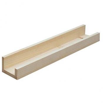 Estante Flotante de Madera Maciza DUC - 100cm en Varios Acabados, Hecho a Mano en España
