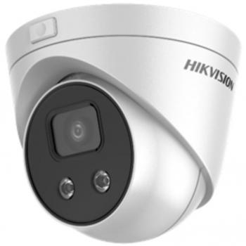 Cámara IP Hikvision DS-2CD2346G2-ISU/SL (2.8mm) (C) - Resolución de 4MP, lente fija de 2.8mm, tecnología DarkFighter para visión