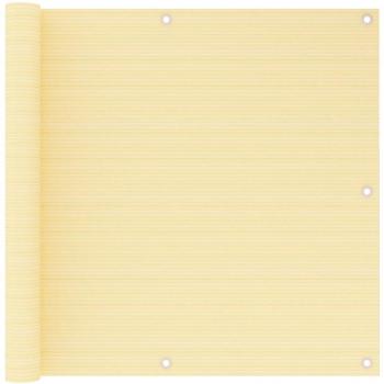 Toldo para balcón HDPE beige 90x400 cm