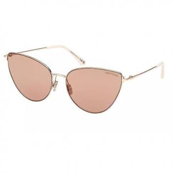 Tom Ford Anais Cat Eye Sunglasses - Gold/Brown Mirror - One Size