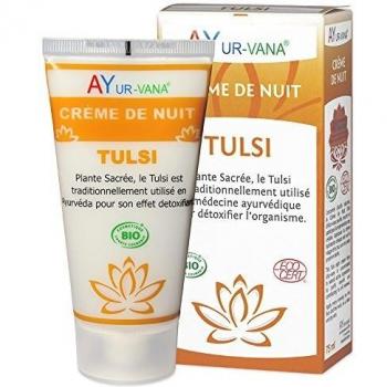 Crema de noche Tulsi Bio 75 ml de crema - Ayur-Vana