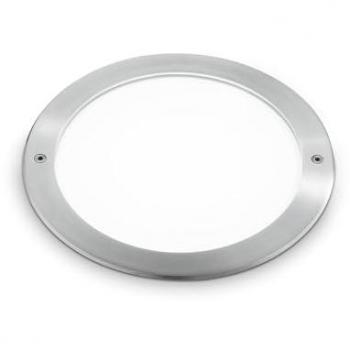 Luz LED Empotrada para Exteriores Taurus, Ancha y Redonda de Acero, 1750Lm, 3000K, IP67