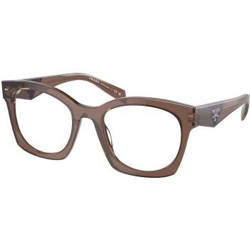 Prada PR A05VF Asian Fit 17O1O1 Gafas Recetadas para Mujer Marrones