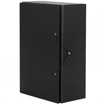 Pardo 879701 - Carpeta de proyectos con gomas, 200 mm, color negro