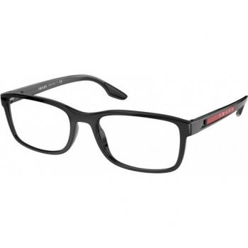 Prada Linea Rossa PS09OV 1AB1O1 Men's Eyeglasses Black Size 55