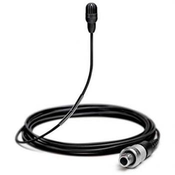 Shure TwinPlex TL45B/O-LEMO - Omnidirectional Lavalier Microphone, Low Sensitivity, Black
