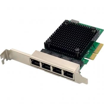 Tarjeta de red interna Digitus 4 puertos RJ45 2.5 GBit/s PCI Express RTL8125B