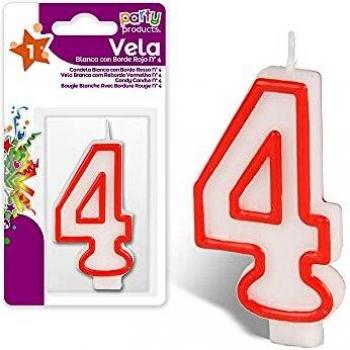 Vela N°4 Fiesta Premium