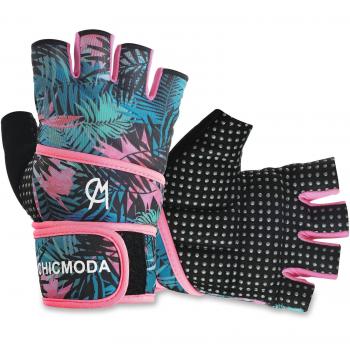 Guantes Gimnasio, CHICMODA Guantes de levantamiento de pesas Ejercicios de mantenimiento de gimnasio Culturismo Entrenamientos Crossfit Ciclismo para mujeres y hombres