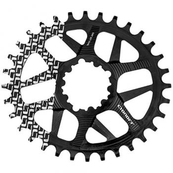 Plato Onoff Dm (Srgxp) Oval 30T Negro