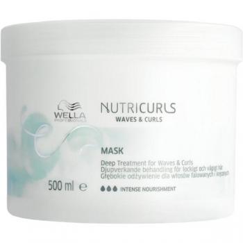 Mascarilla nutritiva Waves & Curls 500 ml - Wella - Tratamiento nutritivo intenso para cabellos con ondas o rizos, con profundo efecto acondicionador que ayuda a evitar el encrespamiento y lucir rizos y