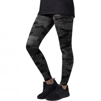 Urban Classics Women's Dark Camo Leggings - XS to L - Stretchy Skinny Fit