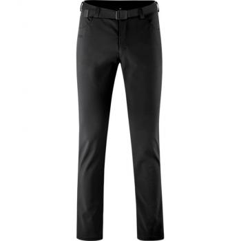 Maier Sports Perlit Men's Softshell Pants - Black, Size 56, Windproof, Regular Fit