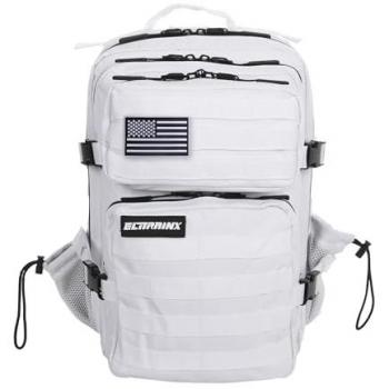 ELITRAINX 25L Tactical Backpack White for Sports and Travel