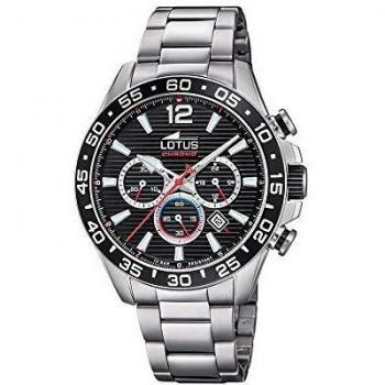 Lotus Reloj Cronógrafo para Hombre de Cuarzo con Correa en Acero Inoxidable 18696/4