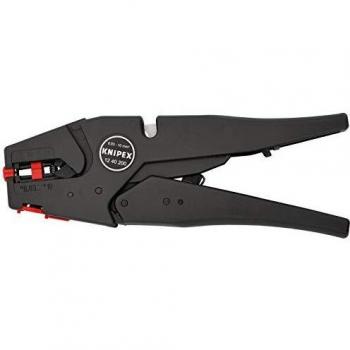 Knipex 12 40 200 Pelacables autoajustable, 200 mm, Negro