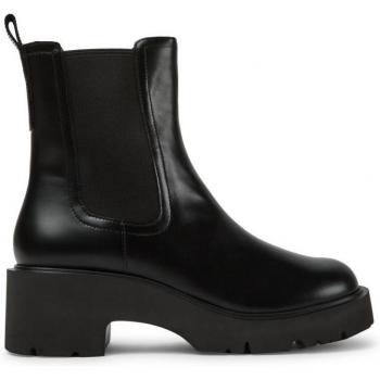 Camper Milah Women's Black Leather Ankle Boots with Elastic Sides
