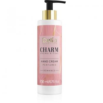 Crema de Manos Delia Charm Romance 200ml - Hidratante, aroma floral, fórmula nutritiva, ideal para piel seca, textura ligera y no grasosa