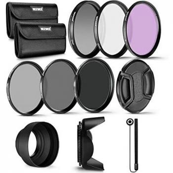 Neewer - Filtro de Lente UV CPL FLD Profesional de 55 mm y Filtro de Densidad Neutra ND