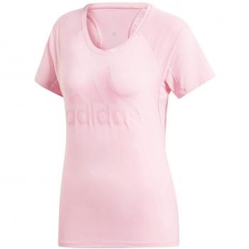 adidas TRNG tee Logo Camiseta, Mujer, rosaut, 2XL