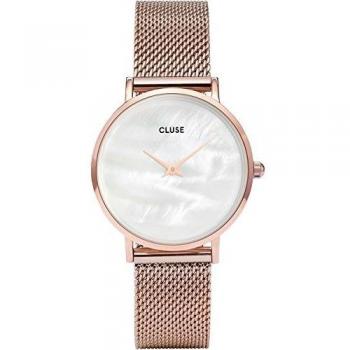 CLUSE Womens Analogue Classic Quartz Connected Wrist Watch with Stainless Steel Strap CL30047